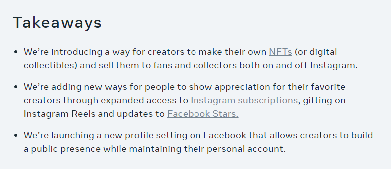 Meta is testing with minting and selling NFTs on Instagram-AppAds